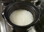 美味しいご飯が炊けました