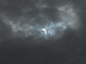 金環日食観測2012年5月21日7時44分